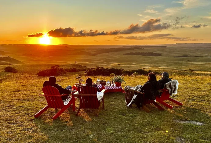 Pôr do Sol nos Campos 